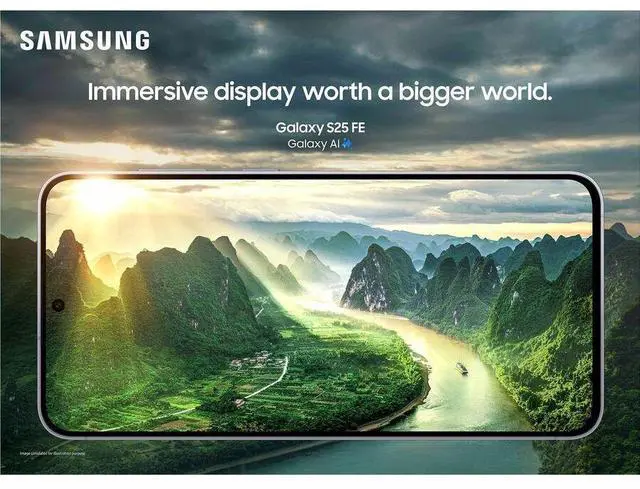 Alt view image 7 of 7 - Samsung Galaxy S25 FE SM-S731U 256 GB Smartphone - 6.7" Dynamic AMOLED 2X Full HD Plus 1080 x 2340 - Deca-core (Cortex X4Single-core (1 Core) 3.20 GHz + Cortex A720 Dual-core (2 Core) 2.90 GHz +