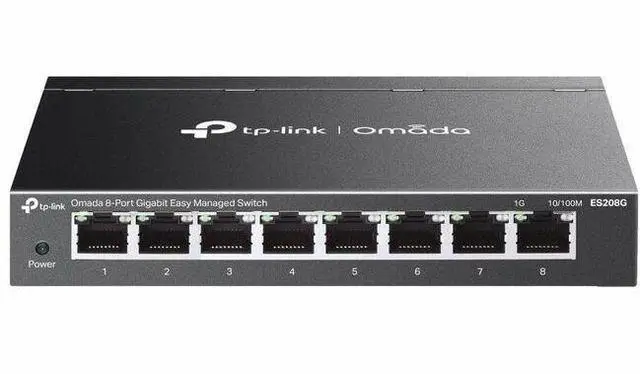 Main image of TP-Link Omada 8-Port Gigabit Easy Managed Switch - 8 Ports - Manageable - Gigabit Ethernet - 10/100/1000Base-T - 2.70 W Power Consumption - Twisted Pair - Desktop, Wall Mountable