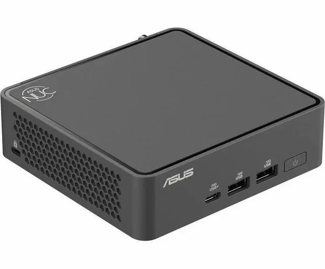 Alt view image 2 of 15 - Asus NUC 15 Pro NUC15CRKI3 Barebone System - Mini PC - Intel - Intel Chip - 96 GB DDR5 SDRAM DDR5-5600/PC5-44800 Maximum RAM Support - 2 Total Memory Slots - NVMe Controller - Intel Graphic(s) - IEEE