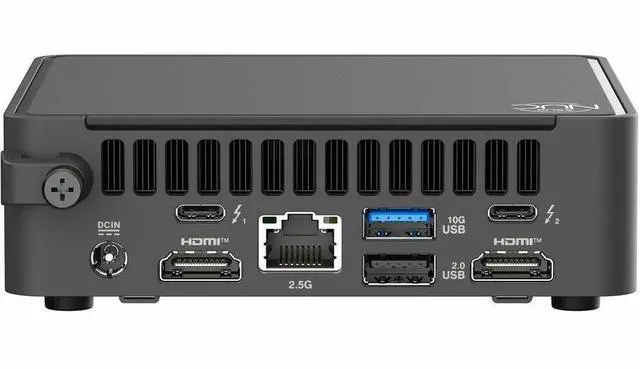 Alt view image 4 of 15 - Asus NUC 15 Pro NUC15CRKI3 Barebone System - Mini PC - Intel - Intel Chip - 96 GB DDR5 SDRAM DDR5-5600/PC5-44800 Maximum RAM Support - 2 Total Memory Slots - NVMe Controller - Intel Graphic(s) - IEEE