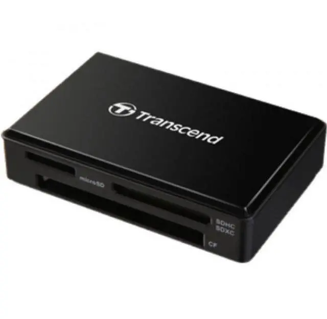 Alt view image 20 of 20 - Transcend RDF8 USB3.1 Gen 1 All-In-One Multi Card Reader Black