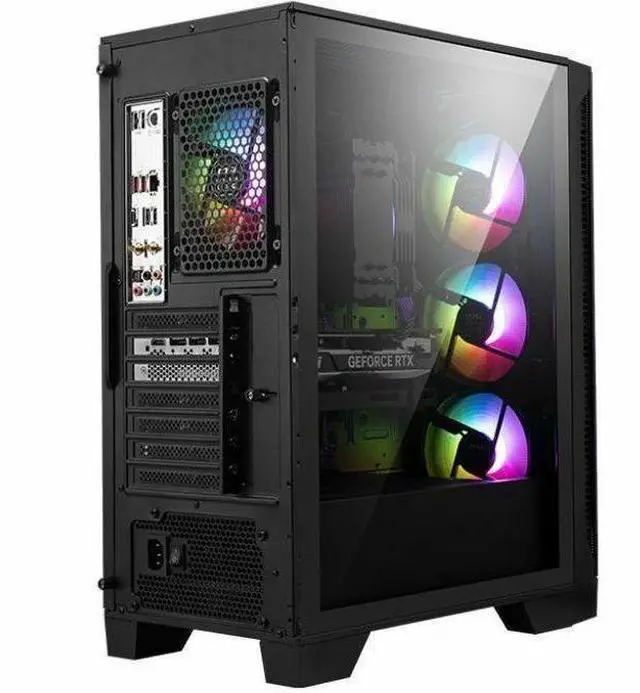 Alt view image 2 of 9 - MSI Codex R2 AI B2NVL5-445US Gaming Desktop Computer - Intel Core Ultra 5 225 - 32 GB - 1 TB SSD - Intel B860 Chip - Windows 11 Pro - NVIDIA GeForce RTX 5060 8 GB GDDR7 - IEEE 802.11ax - 650 W
