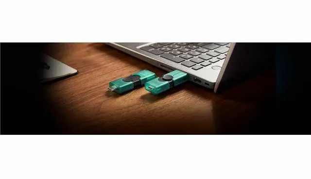 Alt view image 7 of 7 - Kingston DataTraveler Duo 256GB (USB 3.2 (Gen 1) Type A + USB 3.2 (Gen 1) Type C) On-The-Go Flash Drive - 256 GB - USB 3.2 (Gen 1) Type A, USB 3.2 (Gen 1) Type C - 5 Year Warranty