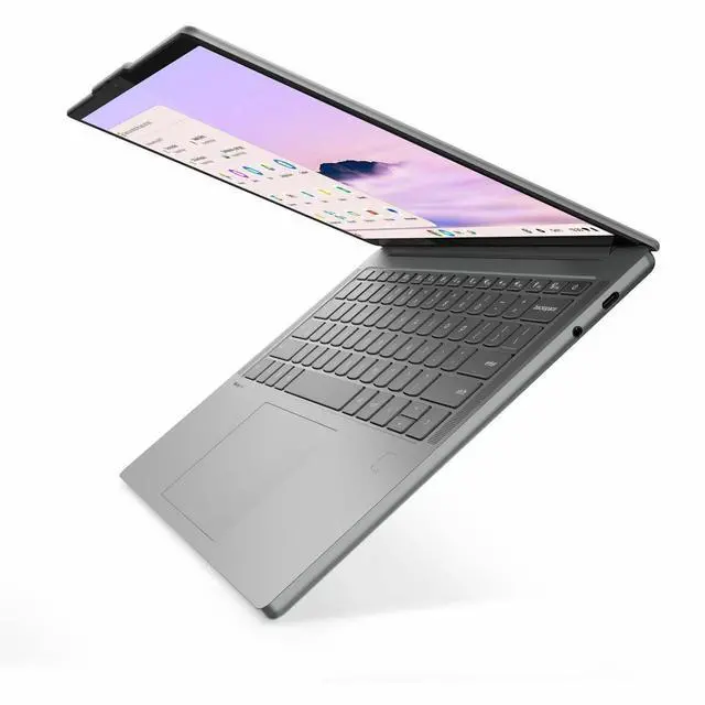 Alt view image 6 of 7 - Lenovo Chromebook Plus 83MW0001US 14" Touchscreen Chromebook - WUXGA - MediaTek Kompanio 1200 - 16 GB - 256 GB Flash Memory - English (US) Keyboard - Gray - MediaTek Kompanio 1200 Chip - 1920 x 1