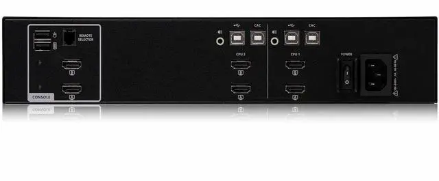 Alt view image 5 of 6 - IOGEAR 2-Port Dual View HDMI Secure KVM Switch PP4.0 TAA Compliant - Model GCS1322TAA4C