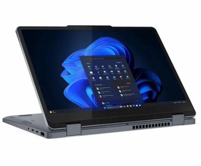 Alt view image 4 of 8 - Lenovo 13w Gen 3 83M9000DUS 13.3" Touchscreen Convertible 2 in 1 Notebook - WUXGA - 60 Hz - Intel Core 3 1st Gen 100U - 8 GB - 256 GB SSD - English Keyboard - Luna Gray - Intel Chip - 1920 x 1200