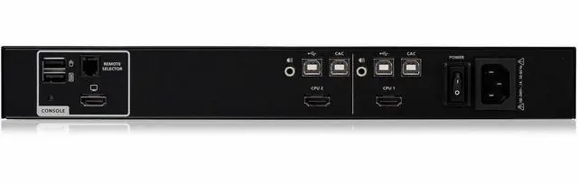 Alt view image 4 of 4 - IOGEAR 2-Port Single View HDMI Secure KVM Switch - PP4.0 - TAA Compliant  GCS1312TAA4C