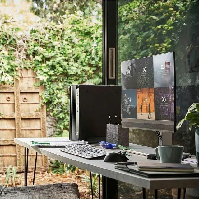 Alt view image 2 of 16 - HP EliteDesk 8 G1i Desktop Computer - Intel Core Ultra 5 235 (3.40 GHz) - 16 GB - 512 GB SSD - Intel Q870 Chip - Windows 11 Pro - 280W  C6TX0UT#ABA