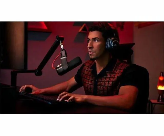 Alt view image 9 of 14 - Logitech G Yeti Studio Dynamic Microphone for Broadcasting, Gaming - Black