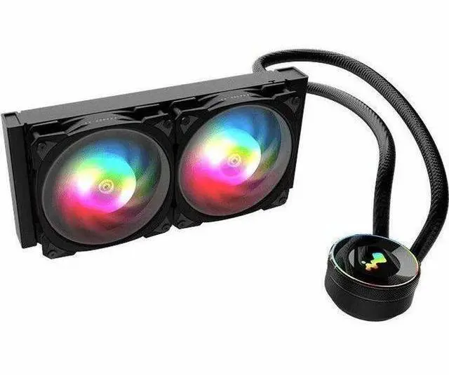 Main image of In Win MR24 Cooling Fan/Water Block/Pump - 4.72" Maximum Fan Diameter - 2 x Fan(s) - 60.10 CFM Maximum Airflow - 2200 rpm - Liquid Cooler Cooler - Long Life Sleeve Bearing - 4-Pin (12V, PWM), 3-P