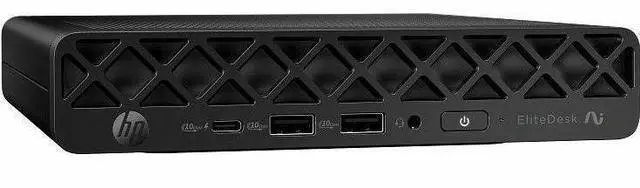 Alt view image 6 of 15 - HP EliteDesk 8 G1a Desktop Computer - AMD Ryzen AI 5 PRO 340 - 16 GB - 512 GB SSD - Mini PC - Jack Black - AMD Chip - Windows 11 Pro - AMD Radeon 840M Graphics DDR5 SDRAM - English Keyboard - IEEE 802