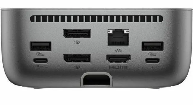 Alt view image 6 of 16 - HP Thunderbolt 4 Ultra 280W TAA G6 Dock (AW5N3AA) - for Desktop PC, Notebook - Charging Capability - 330 W - Thunderbolt 4 - 7 x USB Ports - 5 x USB Type-A Ports - USB Type-A - 2 x USB Type-C Ports -