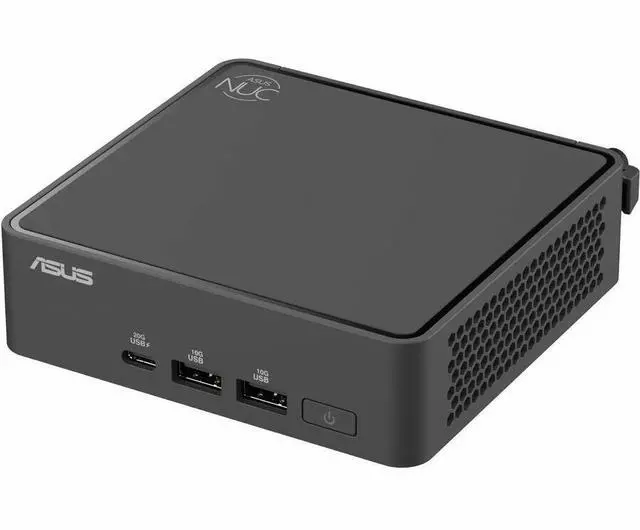 Alt view image 2 of 20 - Asus NUC 15 Pro RNUC15CRKC7063CU Desktop Computer - Intel Core 7 240H - 16 GB - 512 GB SSD - Mini PC - Black - Intel Chip - Windows 11 Pro - Intel DDR5 SDRAM - IEEE 802.11be - 120 W