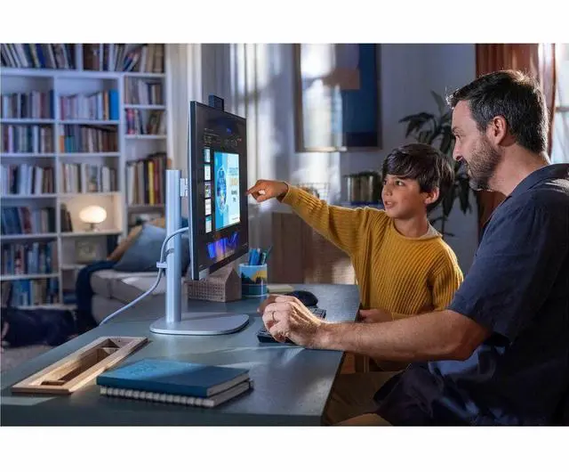 Alt view image 2 of 9 - HP EliteStudio 8 AiO G1i All-in-One Computer - 23.8" Full HD Display - Intel Core Ultra 5 235 (3.40 GHz) - 32 GB - 512 GB SSD - Windows 11 Pro - IEEE 802.11be - 280W   C7RR2UT#ABA