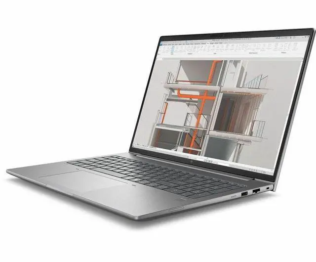Alt view image 3 of 7 - HP ZBook X G1i 16" Mobile Workstation - WUXGA - Intel Core Ultra 7 255HX - 32 GB - 512 GB SSD - English Keyboard - Meteor Silver - Intel Chip - 1920 x 1200 - Windows 11 Pro - Intel RTX Pro 500 Bl
