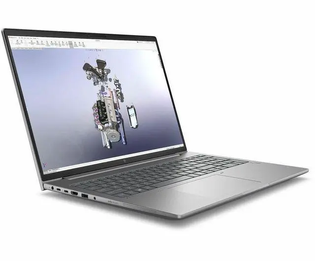 Alt view image 7 of 7 - HP ZBook X G1i 16" Mobile Workstation - WUXGA - Intel Core Ultra 7 255HX - 32 GB - 512 GB SSD - English Keyboard - Meteor Silver - Intel Chip - 1920 x 1200 - Windows 11 Pro - Intel RTX Pro 500 Bl