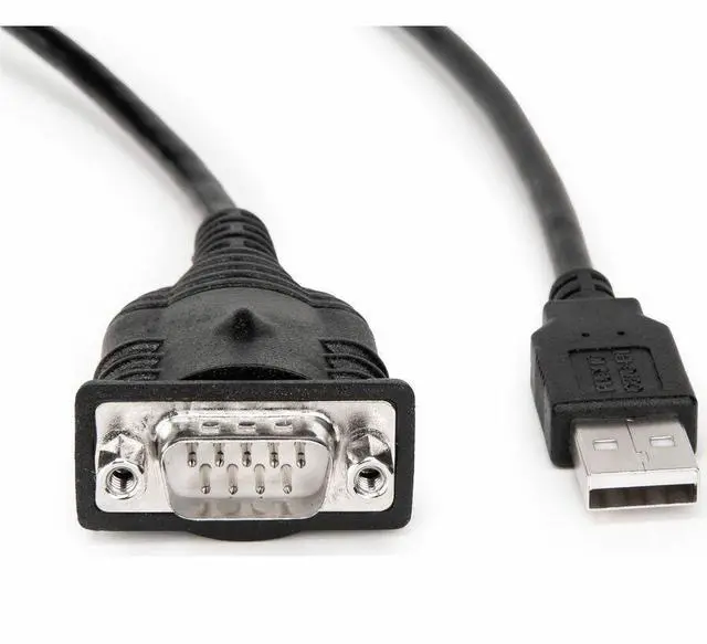 Alt view image 4 of 5 - Rocstor 1 ft USB to Serial Adapter Cable w/ COM Retention - 1 ft Serial/USB Data Transfer Cable for Notebook, Desktop Computer, Computer - 920 kbit/s - Black