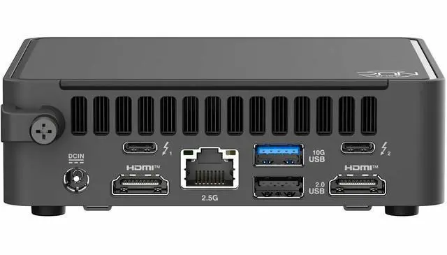 Alt view image 7 of 14 - Asus NUC 15 Pro RNUC15CRKC7069CU Desktop Computer - Intel Core 7 240H - 16 GB - 1 TB SSD - Mini PC - Windows 11 Pro - IEEE 802.11be - 120W  90AS00L1-M00050