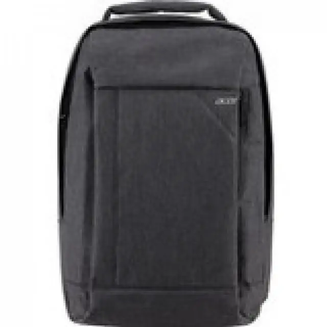 Alt view image 2 of 3 - acer travel backpack (gray), up to 15.6" notebook and 10" tablet, with interior and exterior pockets