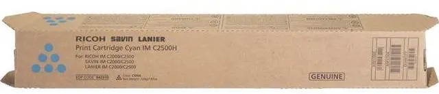 Main image of Ricoh Original Laser Toner Cartridge - Cyan - 1 Each - 10500 Pages