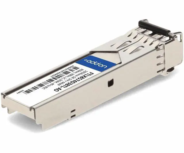 Alt view image 6 of 9 - AddOn Finisar® FTLX8574D3BTL Compatible TAA 10GBase-SR SFP+ Transceiver (MMF, 850nm, 300m, LC, DOM, -40 to 85C) | FTLX8574D3BTL-AO