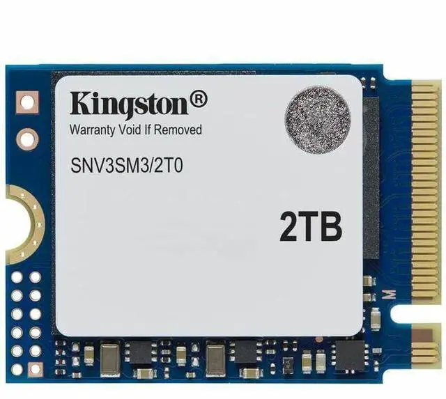 Alt view image 8 of 12 - Kingston NV3 M.2 2230 2TB PCIe 4.0 x4 NVMe Internal Solid State Drive (SSD) SNV3SM3/2T0 Up to 6000 MB/s for Steam Deck