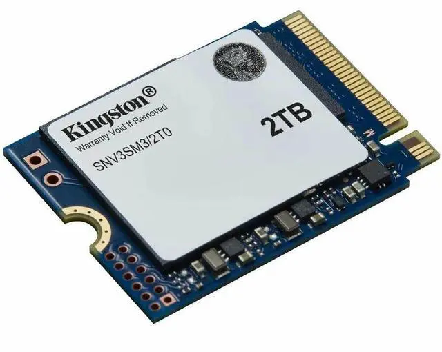 Alt view image 9 of 12 - Kingston NV3 M.2 2230 2TB PCIe 4.0 x4 NVMe Internal Solid State Drive (SSD) SNV3SM3/2T0 Up to 6000 MB/s for Steam Deck
