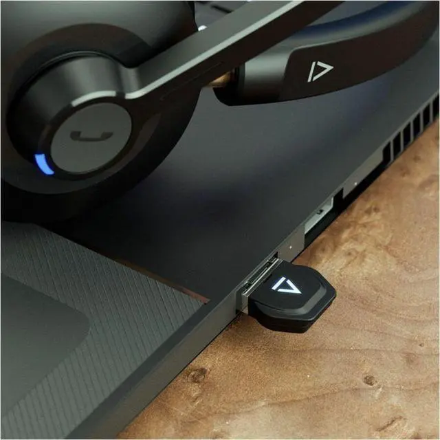 Alt view image 9 of 13 - Creative Chat Wireless On-Ear Headset with Noise-Cancelling Boom Mic