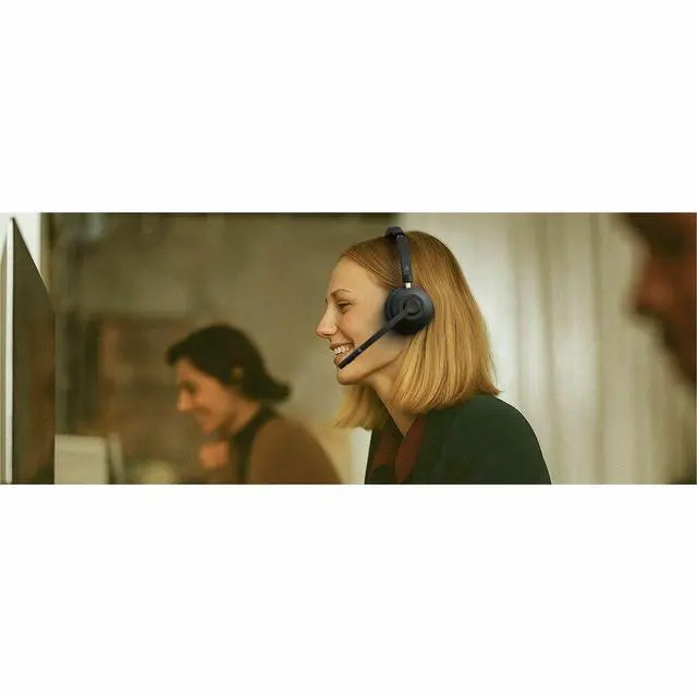 Alt view image 11 of 13 - Creative Chat Wireless On-Ear Headset with Noise-Cancelling Boom Mic