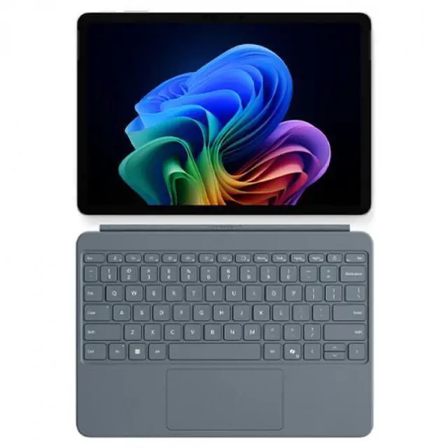 Main image of Microsoft Surface Pro Copilot+ PC Platinum + Surface Pro 12" Keyboard Ocean