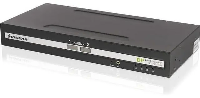 Alt view image 2 of 7 - IOGEAR 2-Port Single View DisplayPort PP4.0 Secure KVM Switch w/Audio. TAA Compliance - Model GCS1412TAA4