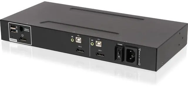Alt view image 3 of 7 - IOGEAR 2-Port Single View DisplayPort PP4.0 Secure KVM Switch w/Audio. TAA Compliance - Model GCS1412TAA4