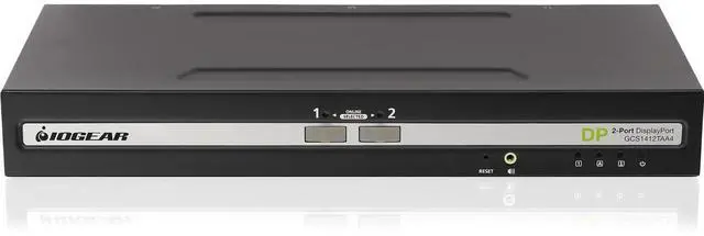Alt view image 5 of 7 - IOGEAR 2-Port Single View DisplayPort PP4.0 Secure KVM Switch w/Audio. TAA Compliance - Model GCS1412TAA4