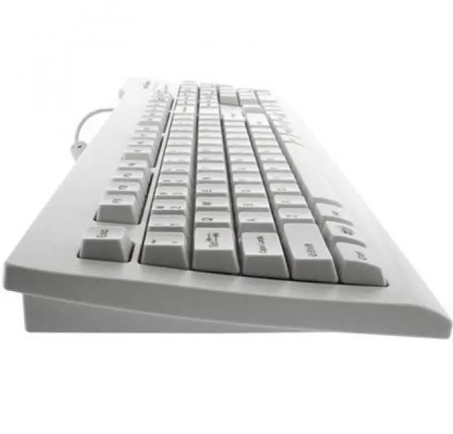 Alt view image 3 of 3 - Seal Shield Silver Seal Waterproof Keyboard - SSWKSV208UK - Cable Connectivity - USB Interface - 105 Key(s) - English (UK) - QWERTY Layout - Mac, PC - Membrane Keyswitch - White