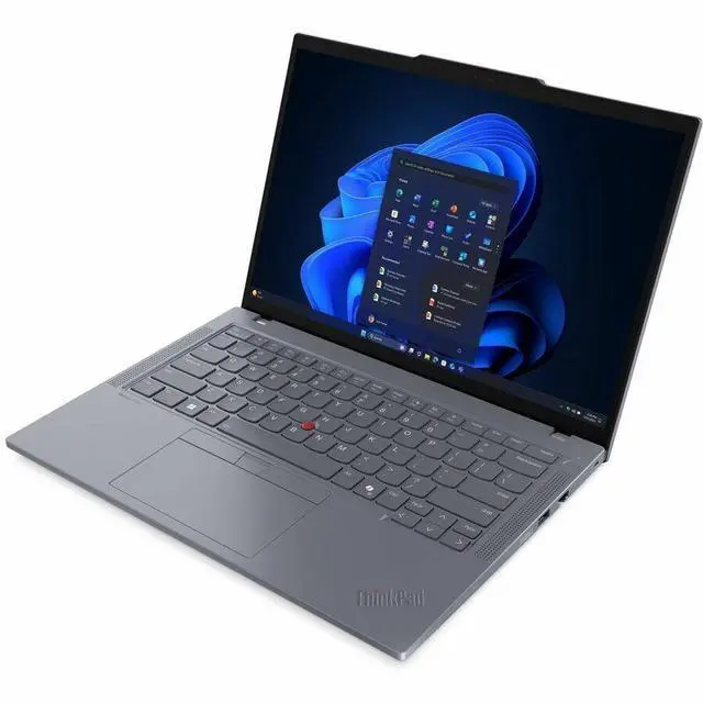 Alt view image 2 of 7 - Lenovo ThinkPad T14 Gen 6 21QC001YUS 14" Touchscreen Notebook - WUXGA - 60 Hz - Intel Core Ultra 5 225U - 16 GB - 512 GB SSD - English Keyboard - Gray - Intel Chip - 1920 x 1200 - Windows 11 Pro