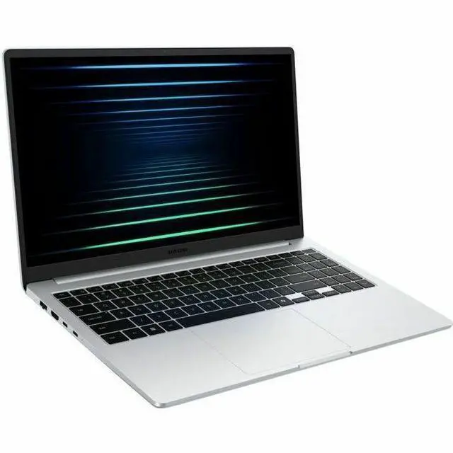 Alt view image 3 of 7 - Samsung Galaxy Book5 NP754XHD-KB1US 15.6" Notebook - Full HD - Intel - 16 GB - 512 GB SSD - Silver - Intel Chip - 1920 x 1080 - Intel - In-plane Switching (IPS) Technology - 19 Hours Battery Run
