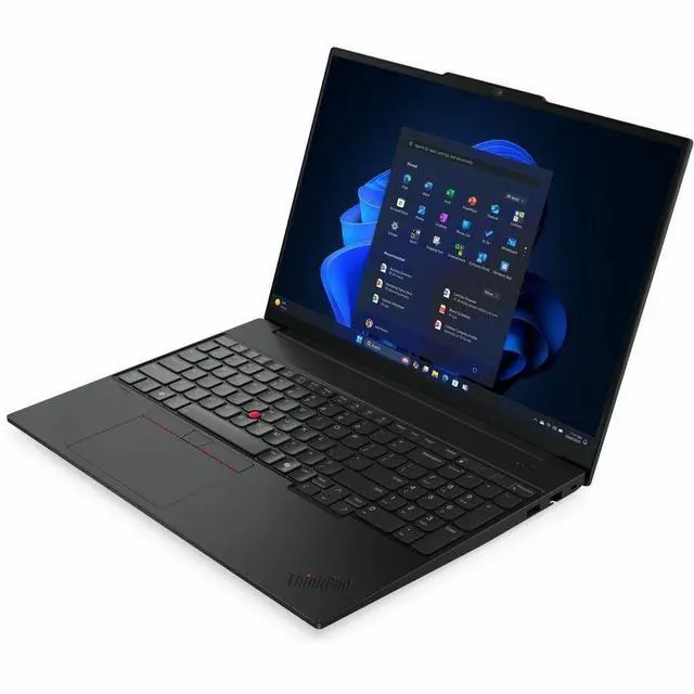 Alt view image 3 of 7 - Lenovo ThinkPad E16 Gen 3 21SR0035US 16" Notebook - Intel Core Ultra 5 225U - 16 GB - 256 GB SSD - Windows 11 Pro - Webcam - IEEE 802.11ax Wireless LAN Standard