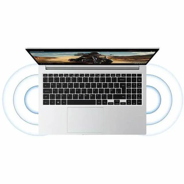 Alt view image 2 of 7 - Samsung Galaxy Book4 NP754XGK-LS1US 15.6" Notebook - Intel Core 7 150U - 16 GB - 512 GB SSD - Silver - Intel Chip - 15 Hours Battery Run Time - IEEE 802.11 a/b/g/n/ac/ax Wireless LAN Standard