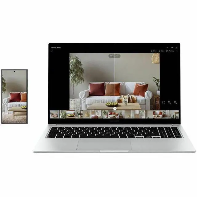 Alt view image 4 of 7 - Samsung Galaxy Book4 NP754XGK-LS1US 15.6" Notebook - Intel Core 7 150U - 16 GB - 512 GB SSD - Silver - Intel Chip - 15 Hours Battery Run Time - IEEE 802.11 a/b/g/n/ac/ax Wireless LAN Standard