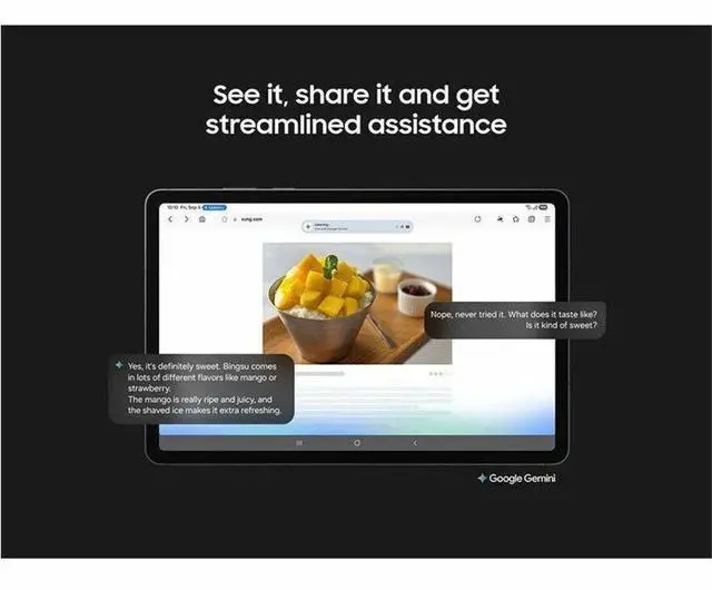 Alt view image 5 of 7 - Samsung Galaxy Tab S11 SM-X730 Tablet - 11" WQXGA - MediaTek Dimensity 9400+ (MT6991) Octa-core - 12 GB - 256 GB Storage - Android 16 - Gray (SM-X730NZAEXAR)