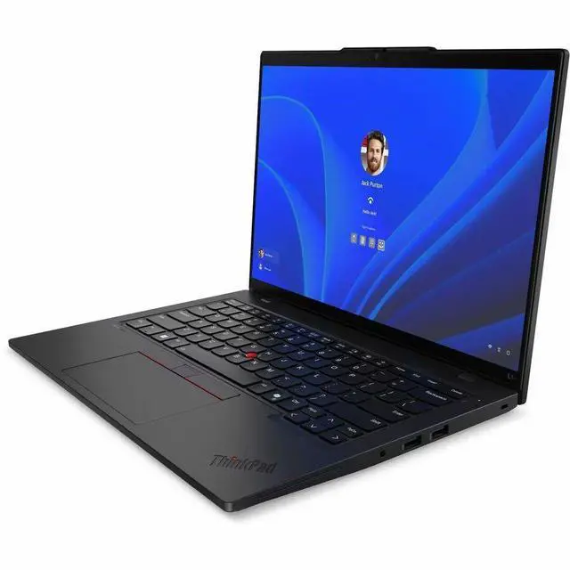 Alt view image 4 of 8 - Lenovo ThinkPad L14 Gen 5 21L10064US 14" Notebook - WUXGA - Intel Core Ultra 5 125U - 16 GB - 512 GB SSD - English Keyboard - Black - Intel Chip - 1920 x 1200 - Windows 11 Pro - Intel - In-plane