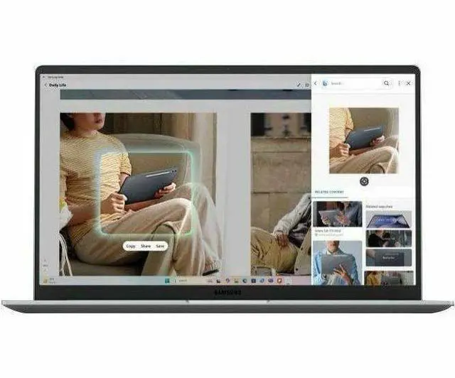 Alt view image 4 of 7 - Samsung Galaxy Book5 NP754XHD-KB3US 15.6" Notebook - Full HD - Intel Core Ultra 7 255U - 16 GB - 512 GB SSD - Silver - Intel Chip - 1920 x 1080 - Intel - In-plane Switching (IPS) Technology - 19