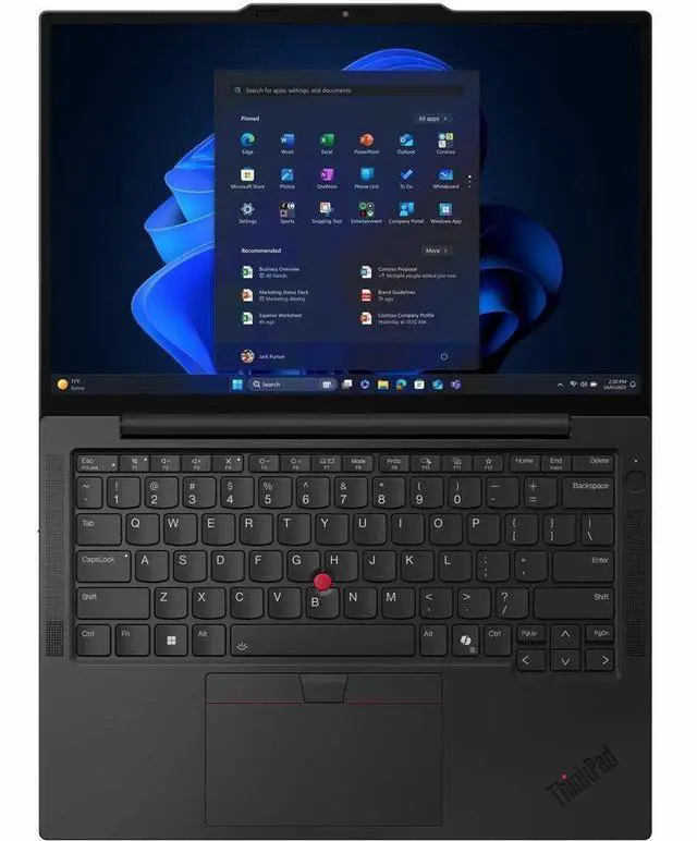 Alt view image 7 of 8 - Lenovo ThinkPad X13 Gen 6 21RK00BJUS 13.3" Notebook - Intel Core Ultra 7 265U - 32 GB - 512 GB SSD - Windows 11 Pro - Webcam - IEEE 802.11be Wireless LAN Standard