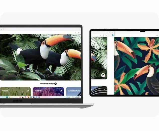 Alt view image 4 of 7 - Samsung Galaxy Book5 NP754XHD-KB1US 15.6" Notebook - Full HD - Intel - 16 GB - 512 GB SSD - Silver - Intel Chip - 1920 x 1080 - Intel - In-plane Switching (IPS) Technology - 19 Hours Battery Run