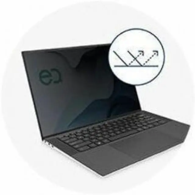 Alt view image 3 of 14 - Kensington EQ Privacy Screen Filter for Laptops 14.0" (16:9) - For 14" Widescreen LCD Notebook - 16:9 - Scratch Resistant - 2H - Plastic - Anti-glare