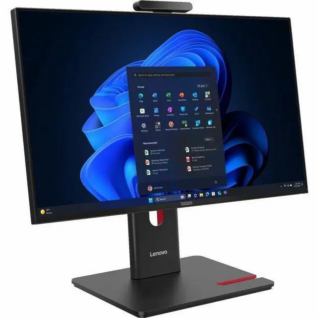 Alt view image 6 of 7 - Lenovo ThinkCentre M70a Gen 6 13AY000FUS All-in-One Computer - Intel Core Ultra 7 2nd Gen 265T - vPro Technology - 16 GB - 512 GB SSD - 23.8" Full HD Touchscreen - Desktop - Black - Intel Q870 Ch