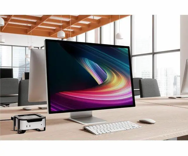 Alt view image 2 of 8 - Kensington Secure Mounting Bracket for Mac mini - Steel - Black