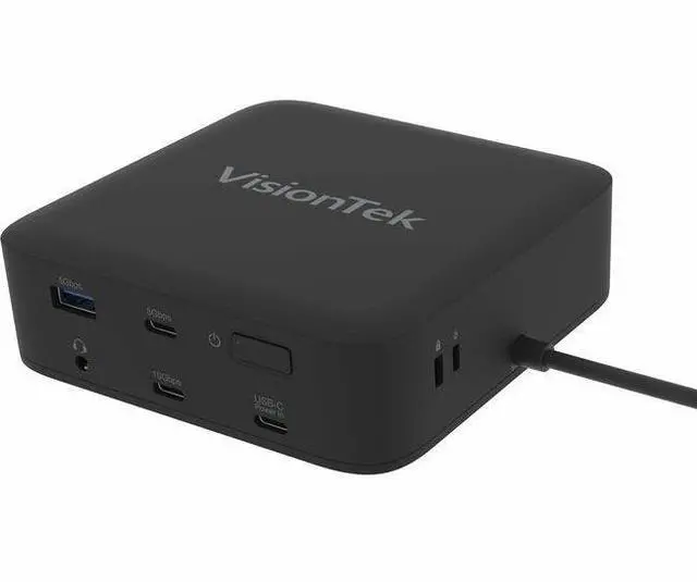 Main image of VisionTek VT1200DL Docking Station - for Notebook, Laptop, Desktop - Power Passthrough - USB Type A, USB Type C - 2 Displays Supported - 4K, 4K @ 60Hz, 4K UHD - 3840 x 2160 - 5 x USB Ports - 3 x USB T