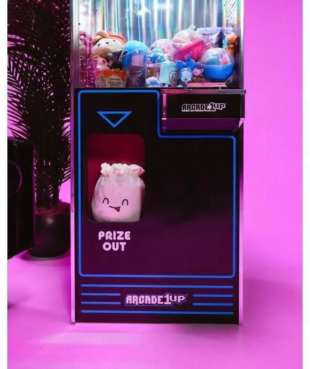 Alt view image 7 of 7 - Arcade1Up Claw Machine - Light-Up Marquee, Customizable - Perfect for Stuffed Animals, Plushies, Toys - Ultimate Arcade Game Room & Party Entertainmen