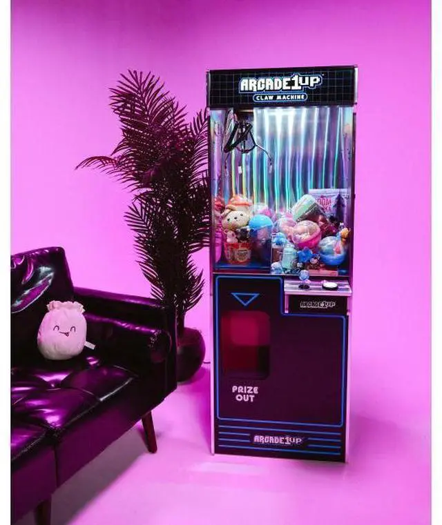 Alt view image 6 of 7 - Arcade1Up Claw Machine - Light-Up Marquee, Customizable - Perfect for Stuffed Animals, Plushies, Toys - Ultimate Arcade Game Room & Party Entertainmen